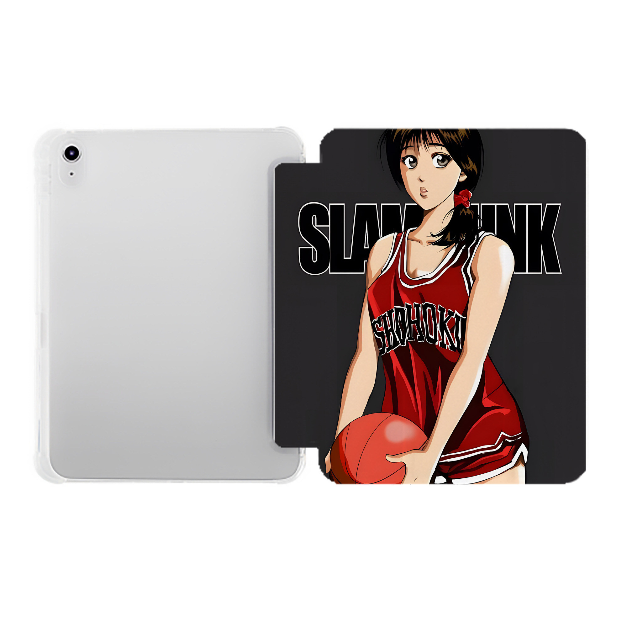 （画像用） SLAM DUNK／スラムダンク IPad ケース ペン収納付き 三つ折りスタンド PUレザー×シリコン 対応機種9.5/10.5/10.9インチ